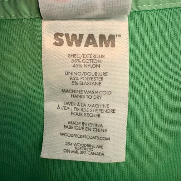 SWAM x Woodpecker Light Green Swim Shorts NWT - Picture 11 of 13